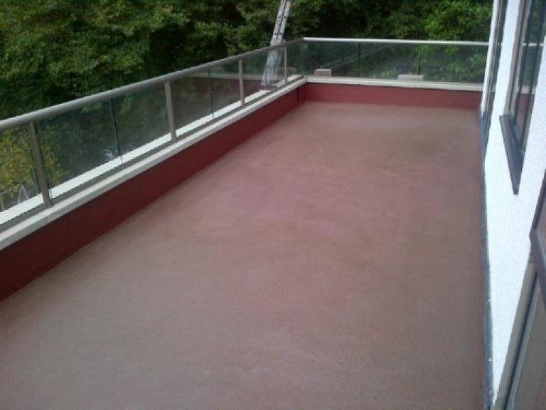 The roof waterproofing system covers every inch of roofspace