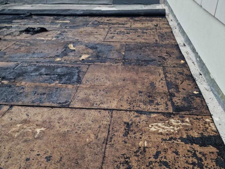 Damage extended over the whole roof area and posed a risk to the use of rooms below