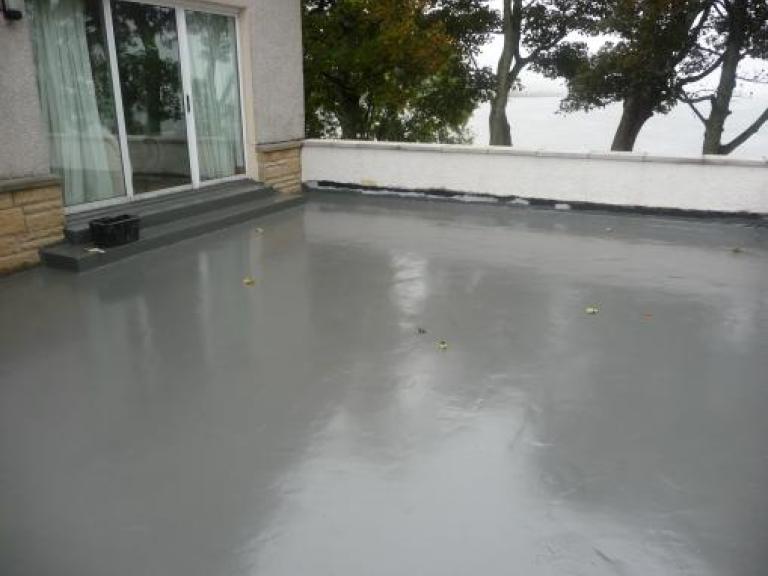 The first of two waterproof coats
