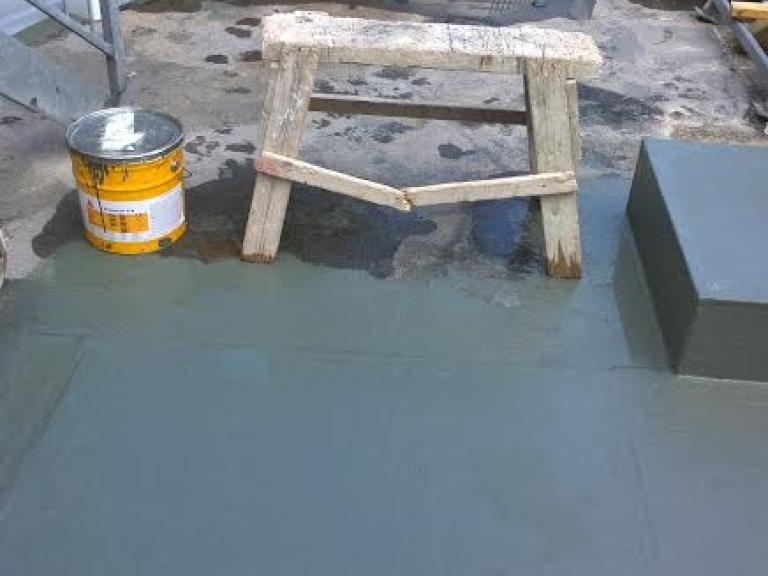Despite the sunshine, this was a problem roof