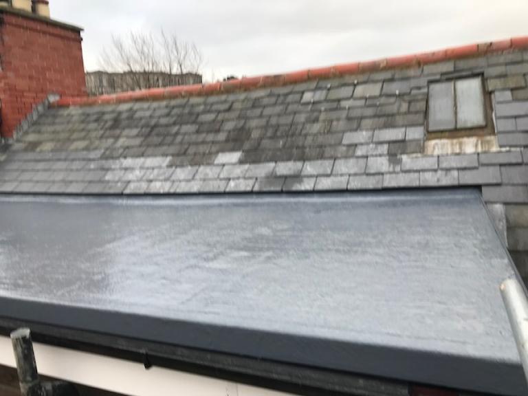 The completed roof is jointless, seamless, insulated to the highest standards and guaranteed to last