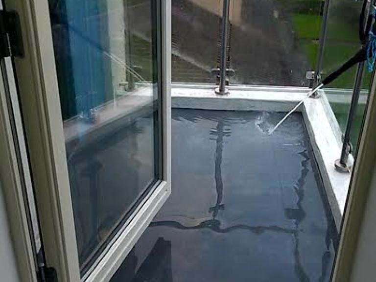Polymer balconies are guaranteed fully waterproof