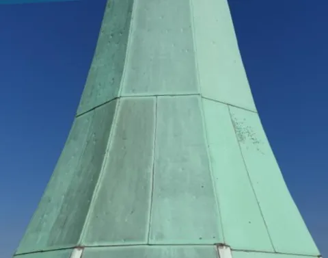 Copper Alternative Polymer Roof Spire