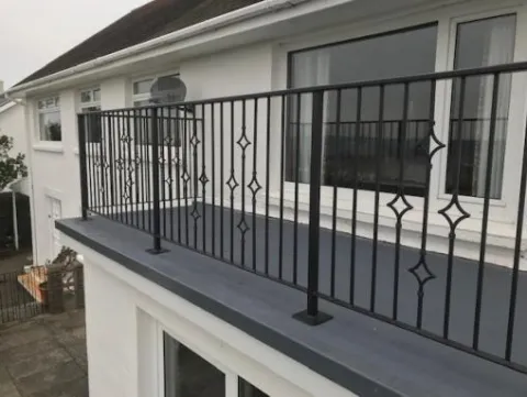 Polymer Balcony Walkway Wales